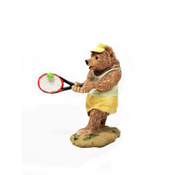 Figurka Miś Sportowiec Tenis